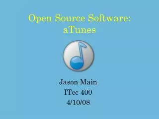 Open Source Software: aTunes