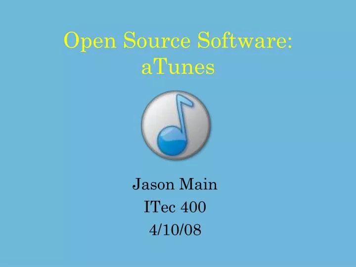 open source software atunes