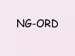 ng ord