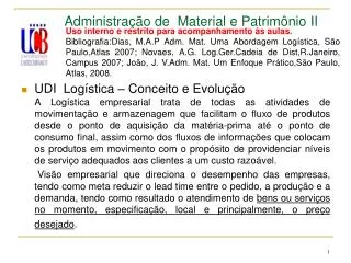administra o de material e patrim nio ii