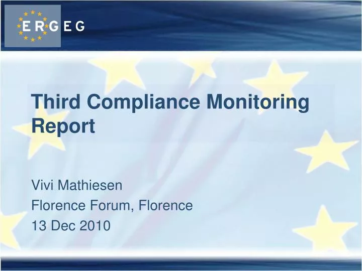 third compliance monitoring report