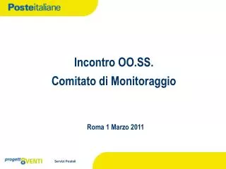 incontro oo ss comitato di monitoraggio