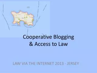 Cooperative Blogging &amp; Access to Law