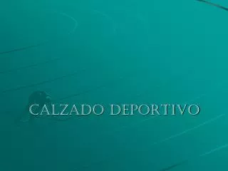calzado deportivo
