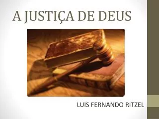 a justi a de deus