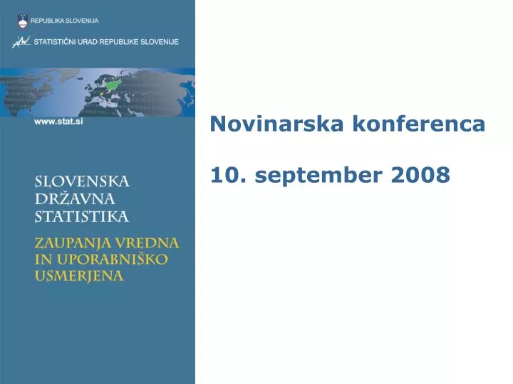 novinarska konferenca 10 september 2008