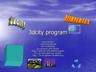 3dcity program