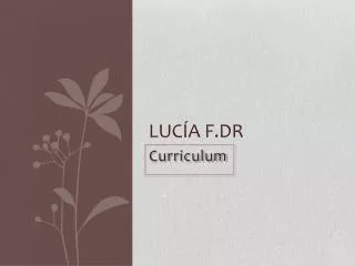 luc a f dr