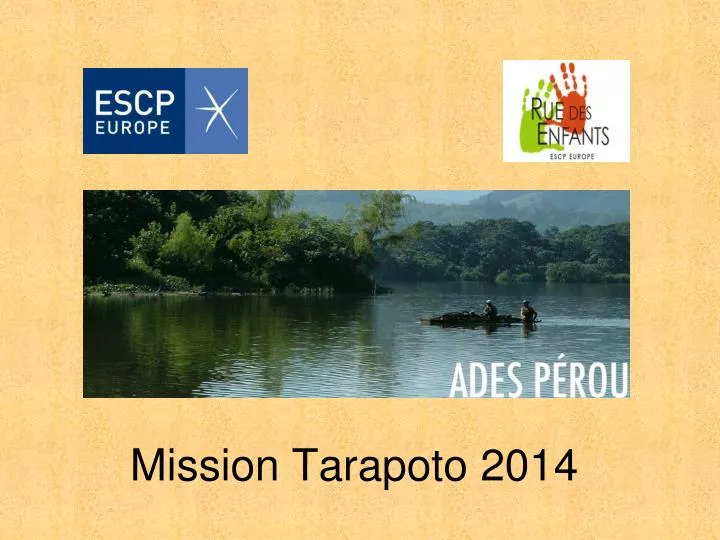 mission tarapoto 2014