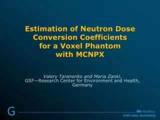Estimation of Neutron Dose Conversion Coefficients for a Voxel Phantom with MCNPX