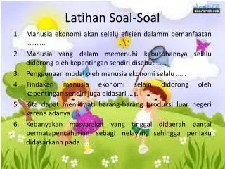 latihan soal soal