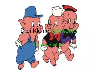 drei kleine schweine