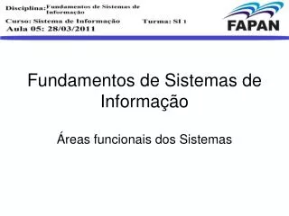 fundamentos de sistemas de informa o
