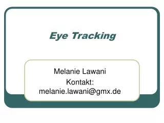 eye tracking