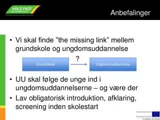 anbefalinger
