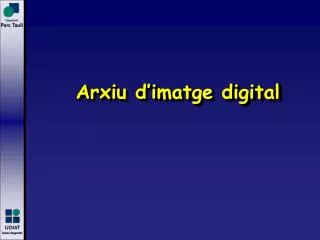 arxiu d imatge digital