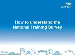 How to understand the National Training Survey