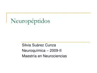 neurop ptidos