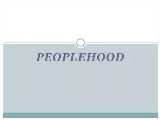 PEOPLEHOOD
