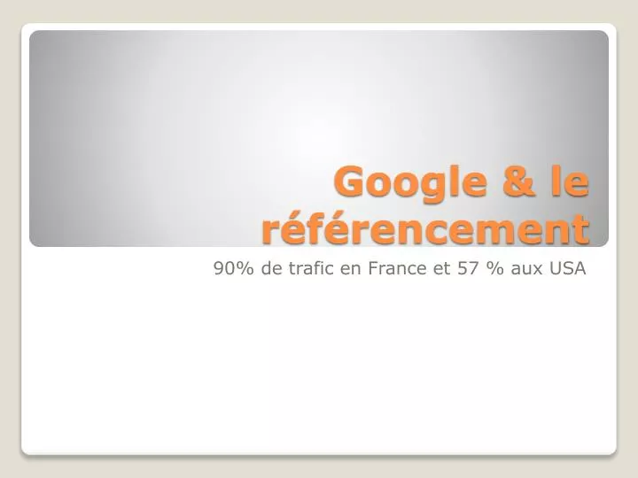 google le r f rencement