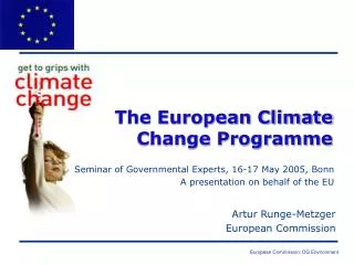 The European Climate Change Programme