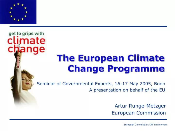 the european climate change programme