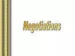 Negotiations - slide 1
