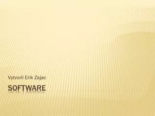 vytvoril erik zajac