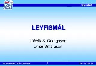 leyfism l
