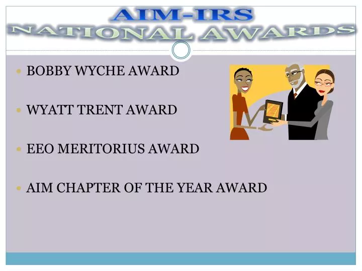 aim irs national awards