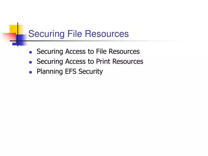securing file resources