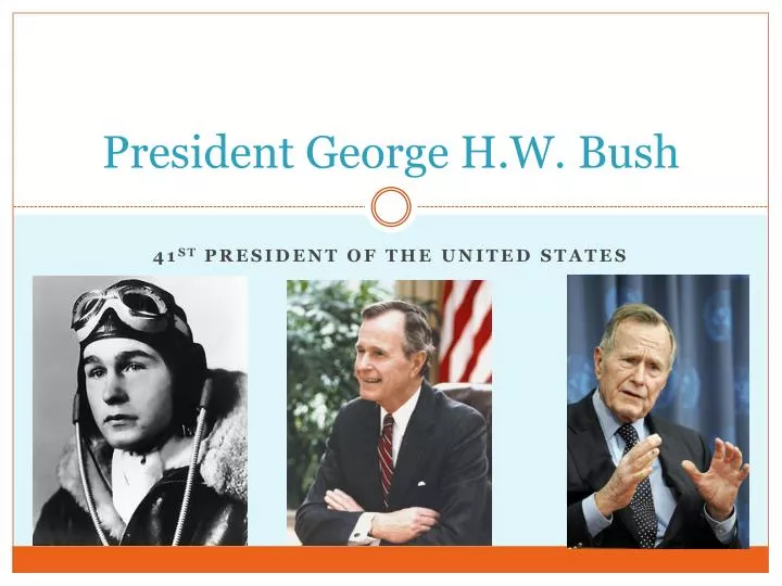 president george h w bush