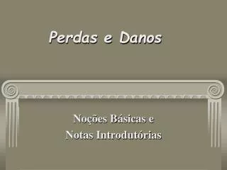 perdas e danos