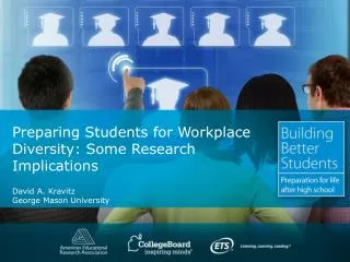 Preparing Students for Workplace Diversity: Some Research Implications