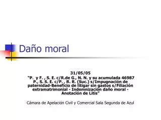 da o moral