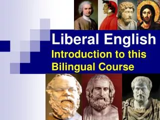 Liberal English Introduction to this Bilingual Course