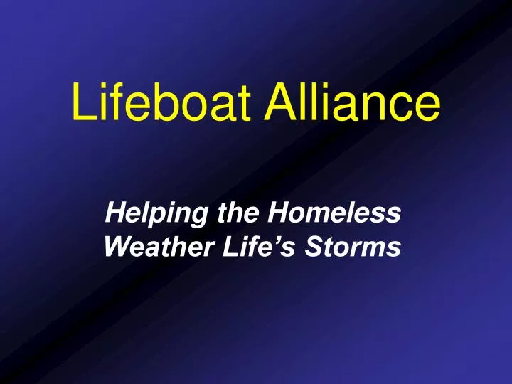 lifeboat alliance