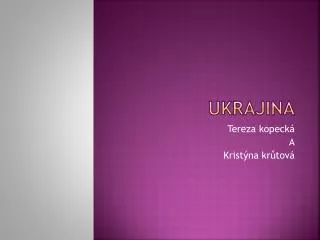ukrajina