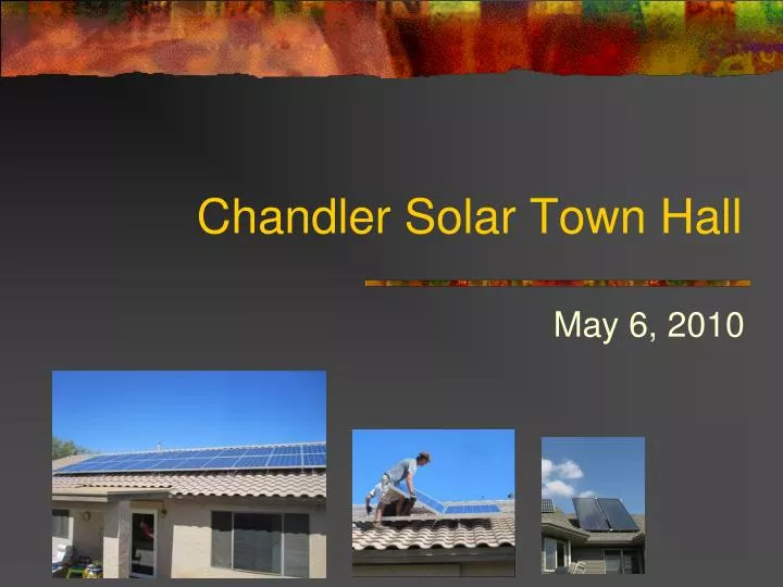 chandler solar town hall
