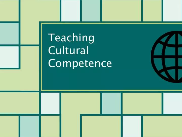 teaching cultural competence