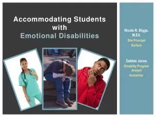 Accommodating Students with Emotional Disabilities