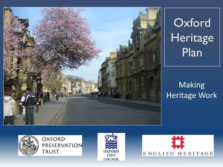 oxford heritage plan