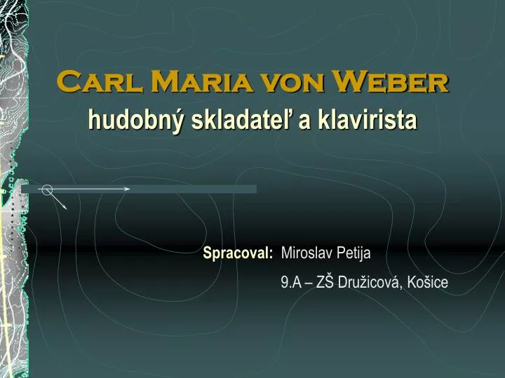 carl maria von weber h udobn skladate a klavirista