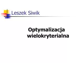 leszek siwik