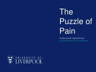 The Puzzle of Pain