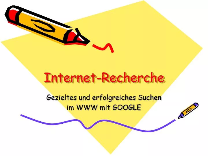 internet recherche