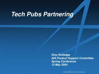 Tech Pubs Partnering