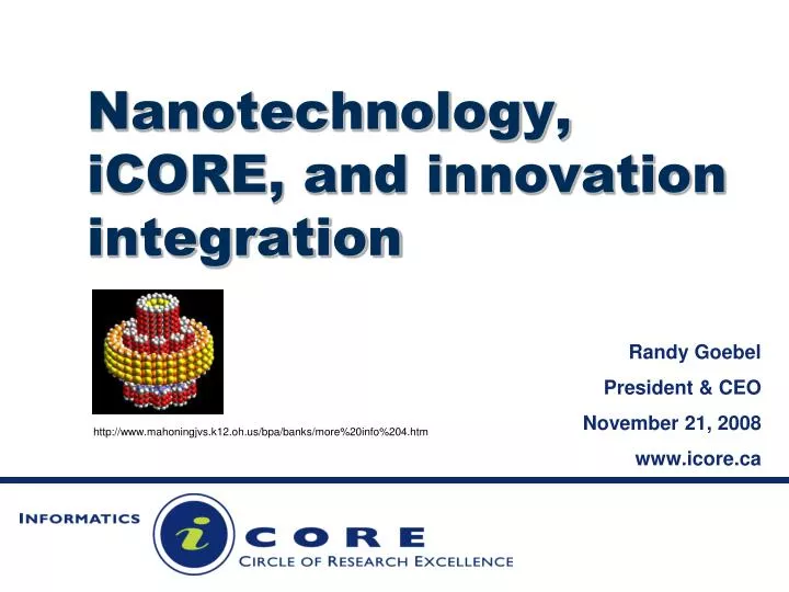 nanotechnology icore and innovation integration
