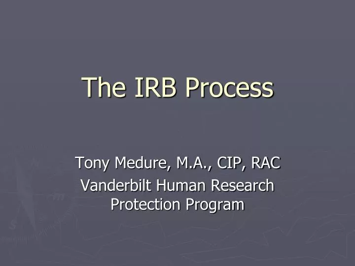 the irb process