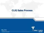 CLIQ Sales Process - slide 1